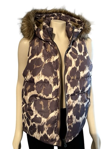 MINEDENIM B.Leopard Reversible Down Vest MINEDENIM B.Leopard
