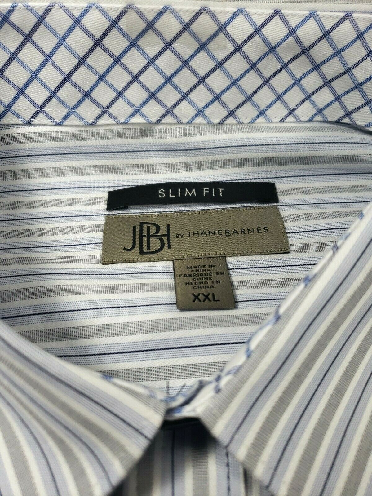 Striped Dress Shirt Sz. XXL-Slim Fit 