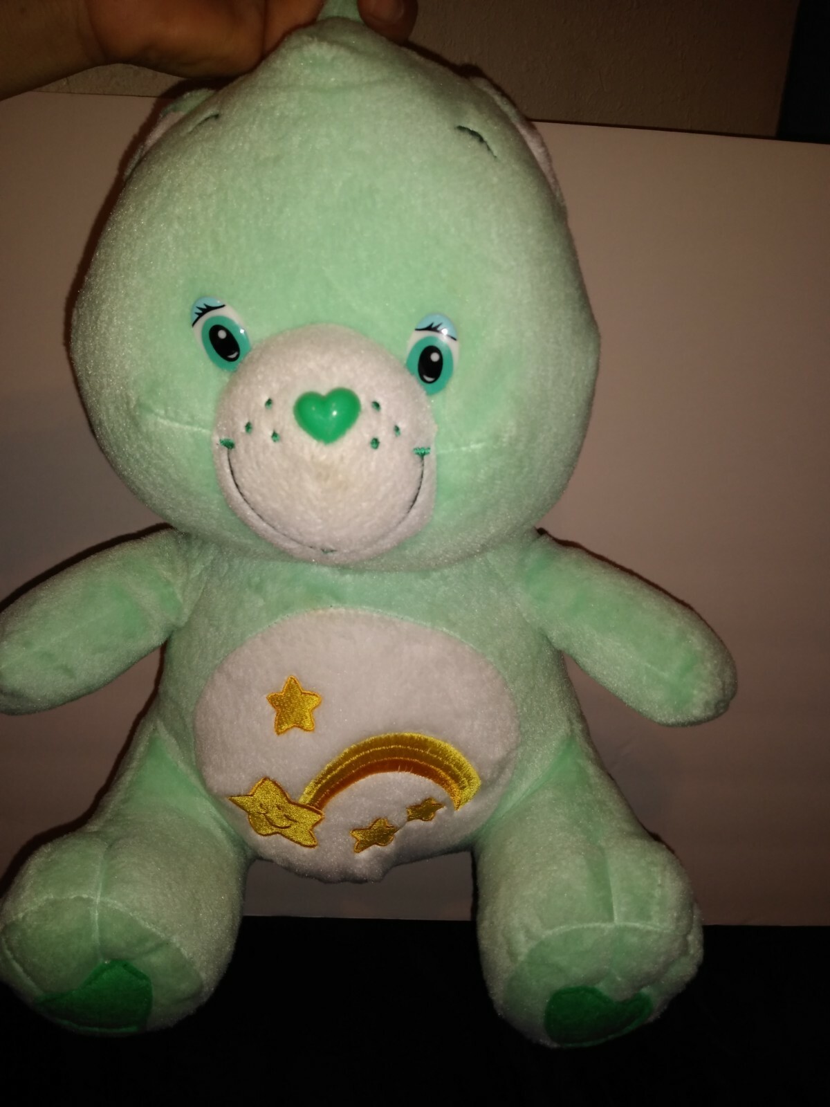 Vintage Soft Cuddly Wish Bear Care Bear  Plush Blue Bear - FREE SHIPPING!