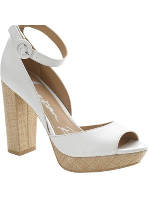 Женские белые босоножки на платформе AMERICAN RAG Womens White 1 на платформе Reeta с открытым носком, 9,5 М