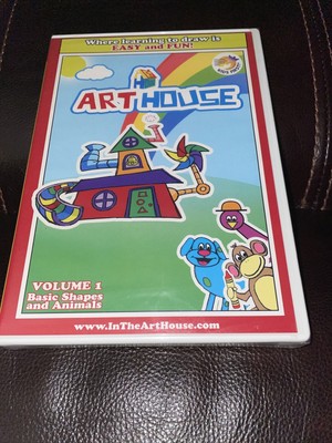NEW Art House Vol 1 LEARN TO DRAW Basic Shapes and Animals DVD Sealed