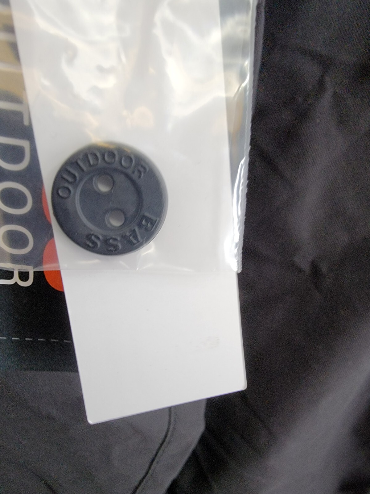 BASS OUTDOOR Straight-Fit Traveler Pants Men's 34 Caviar Button Zip Closure - Picture 17 of 19