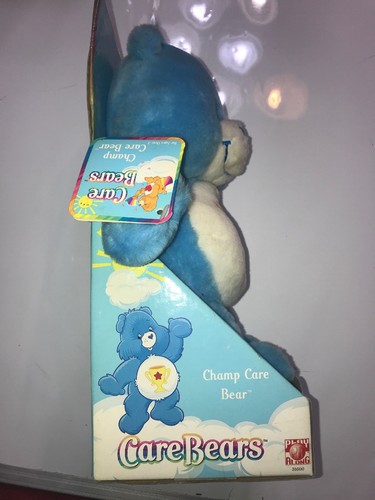 2003 CARE BEAR CHAMP BEAR W/VHS - NEW Old Stock