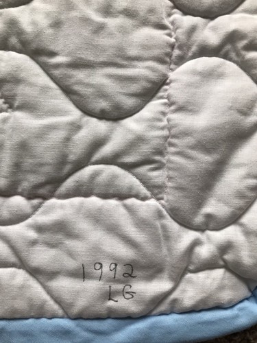 Vintage Nursery Childrens Wall Hanging Farm Animals Multi Color Quilted Fabric