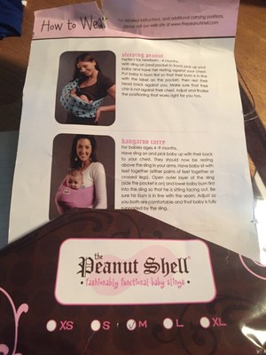 *the PEANUT SHELL* - fashionably functional baby slings -Blue Mesh -adjustable