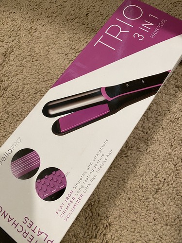 Trio 3 In 1 Interchangeable Plates Hair Tool Ceramic 1 1/4in