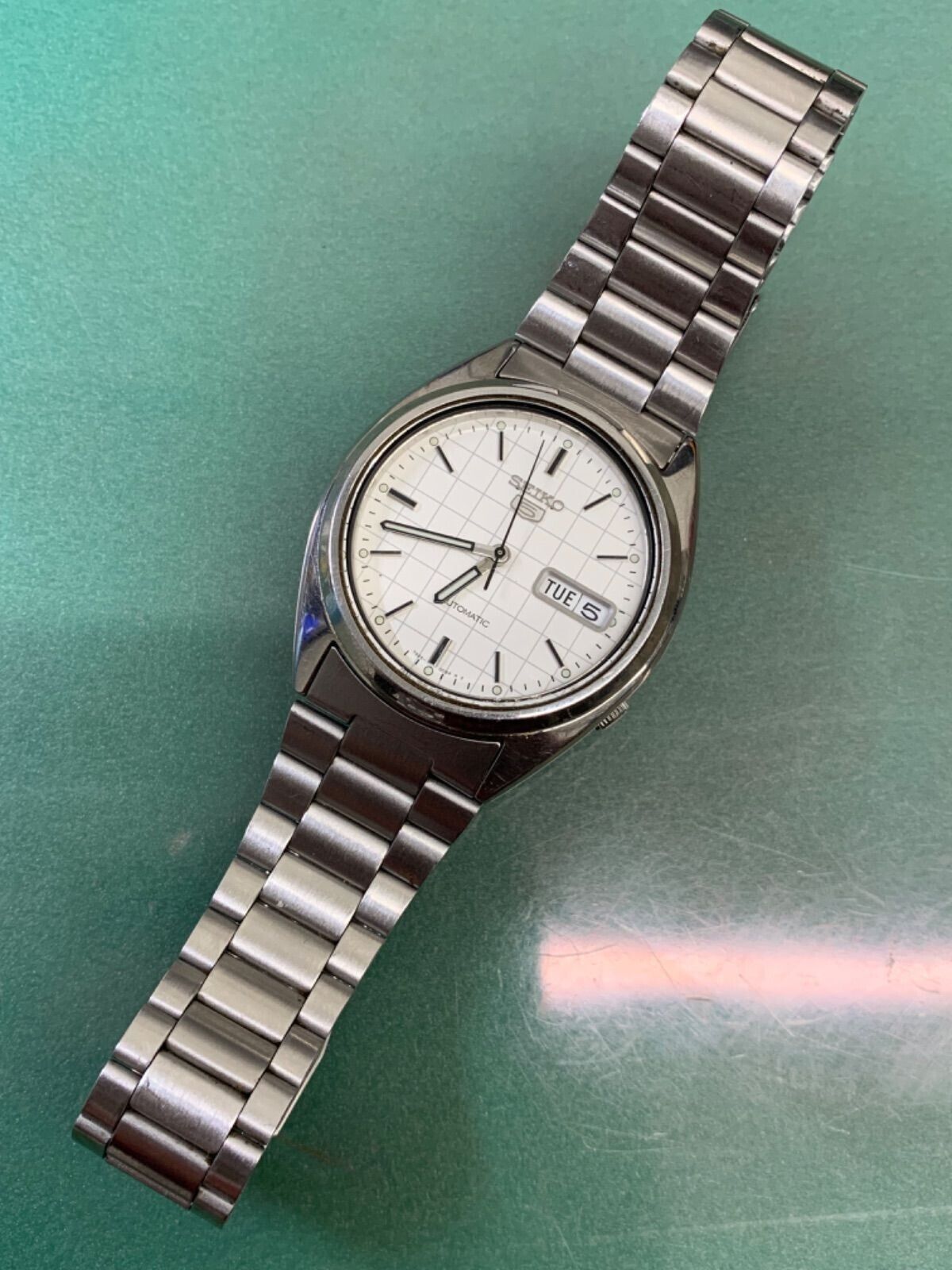 SEIKO 5 SNKH21 7S26-0480 White Dial Men's Automatic Watch SEIKO 5 SNKH21 7S26-0480 White Dial Men's Automatic Watch