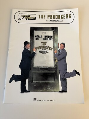 THE PRODUCERS MEL BROOKS HAL LEONARD 1975 PIANO SHEET MUSIC BOOK