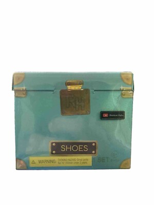 MGA Entertainment Rainbow High Mini Accessories Studio Shoes. Teal Box.