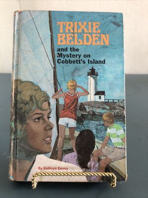 TRIXIE BELDEN & THE MYSTERY ON COBBETT'S ISLAND BY KATHRYN KENNY 1971