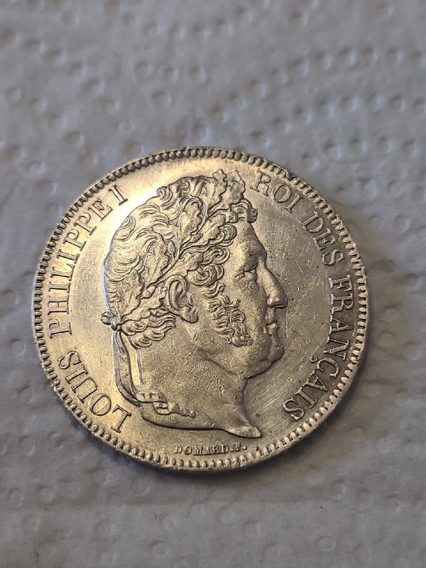 France Louis Philippe 1er 5francs 1833 B  Sup