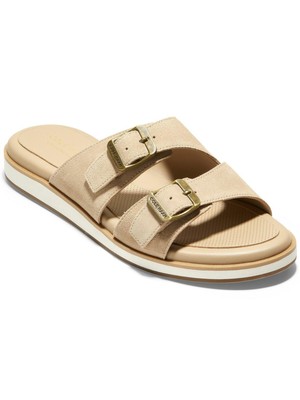 

COLE HAAN Женские бежевые легкие шлепанцы на платформе Megan, Бежевый, W23294