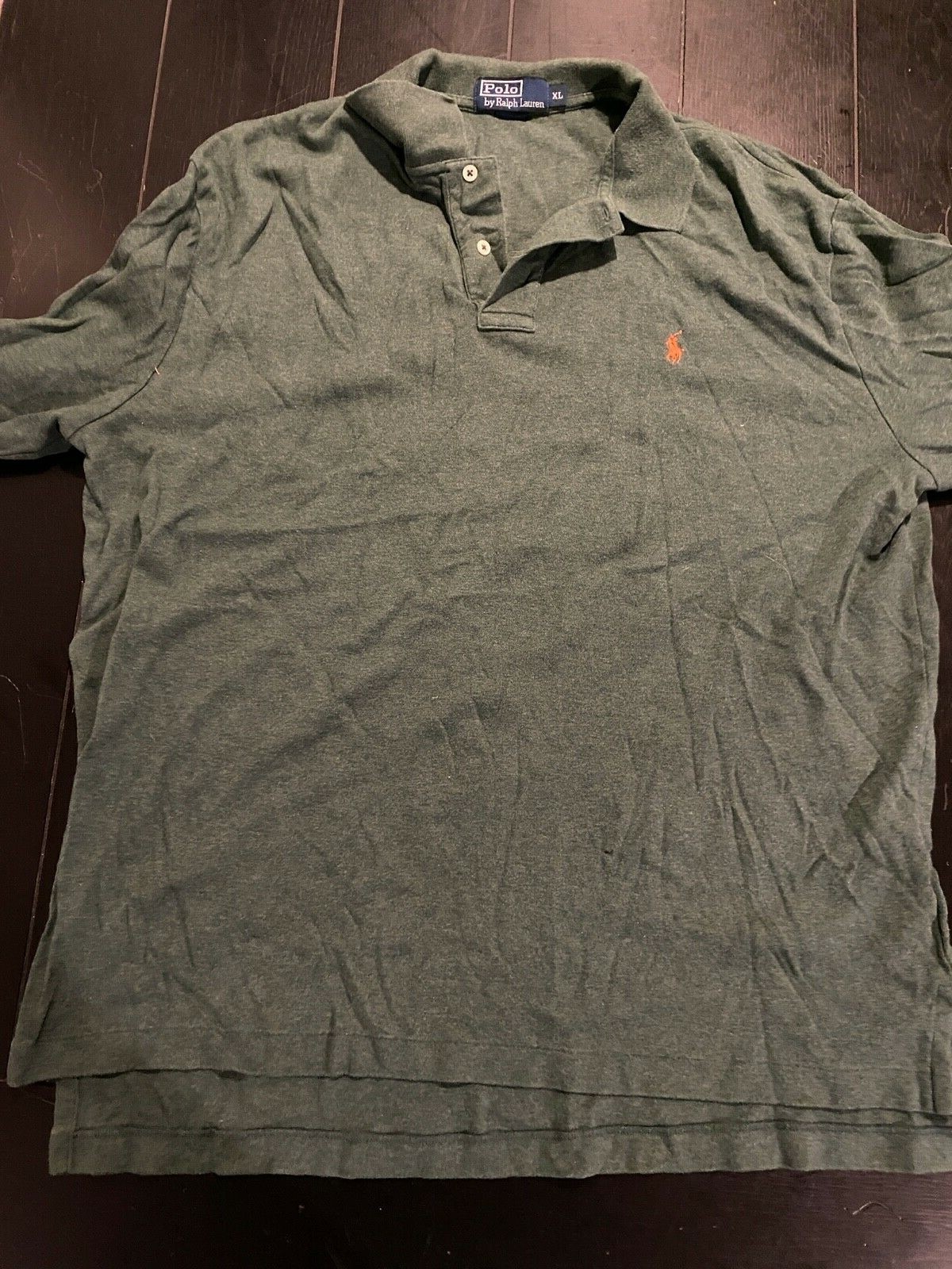 Поло Polo Ralph Lauren Olive Green Long 