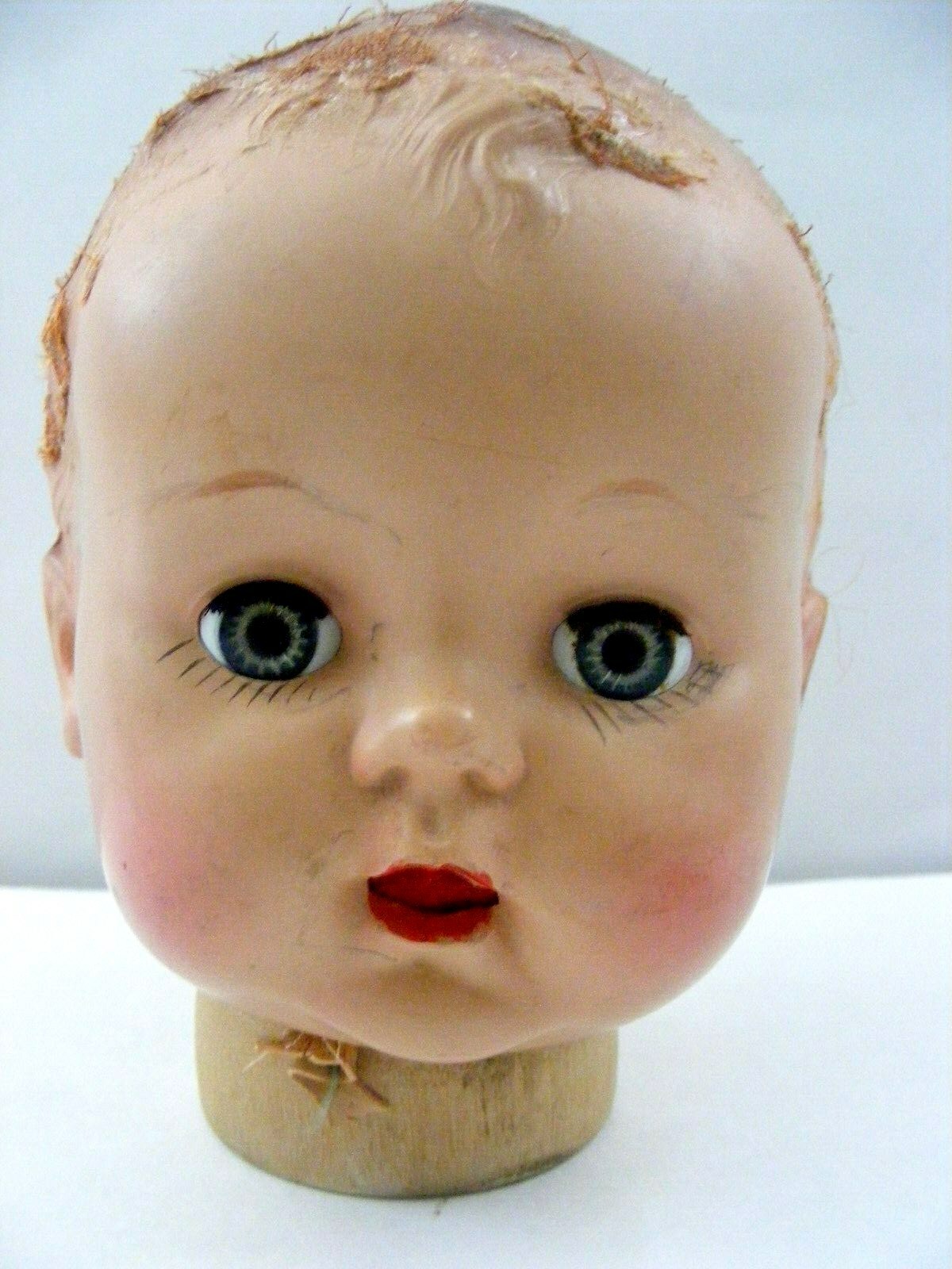 CUTE! LITTLE ARRANBEE? DOLL HEAD ONLY 1940S