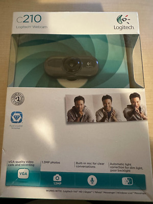 LOGITECH Webcam C210 ~ Skype ~ Video Calling NEW