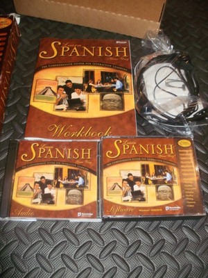 LEARN SPANISH YOUR WAY Knowledge Adventure Software Audio Headphones Workbook LN