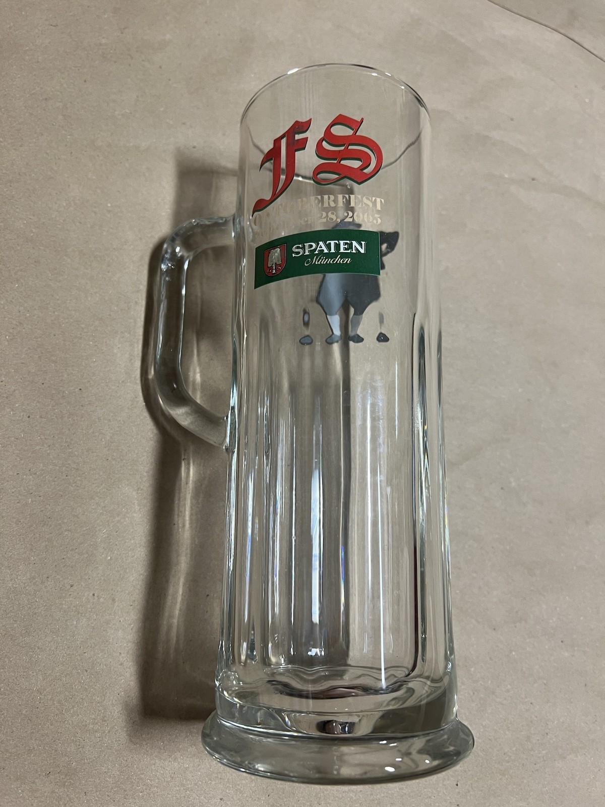 Spaten Oktoberfest September 25 2005 Beer Glass