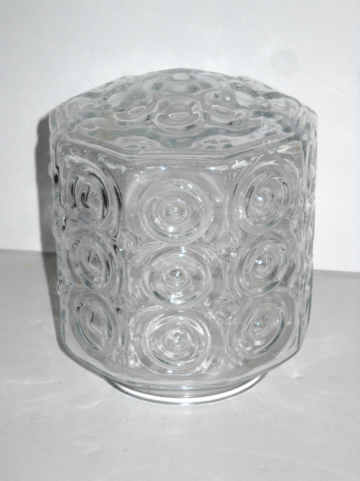 Vintage Art Deco Clear Glass Light Shade Globe Targets 3 1/4