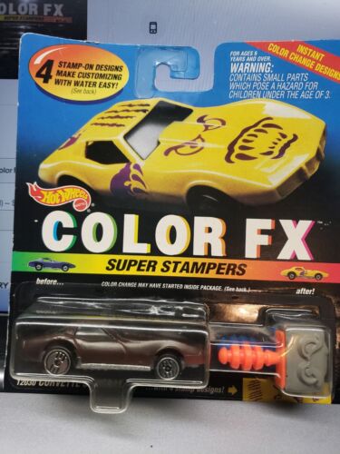 Color Fx Super Stampers Corvette Stingray New On Card!!!!