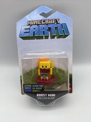Minecraft Earth Boost Mini Figure Toy Smelting Blaze Mojang