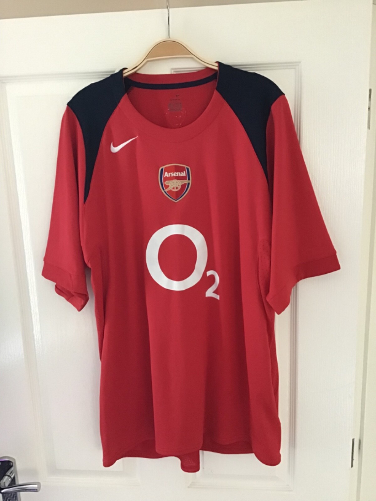 【正規 90s NIKE arsenal training polo】 NIKE TOTAL 90 Arsenal Football Club Training Blue Polo Shirt