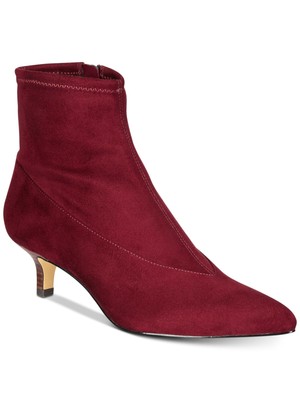 

Женские бордовые кожаные ботильоны на каблуке-рюмочке BELLA VITA Stephanie Ii 7,5 N, Burgundy, STEP2