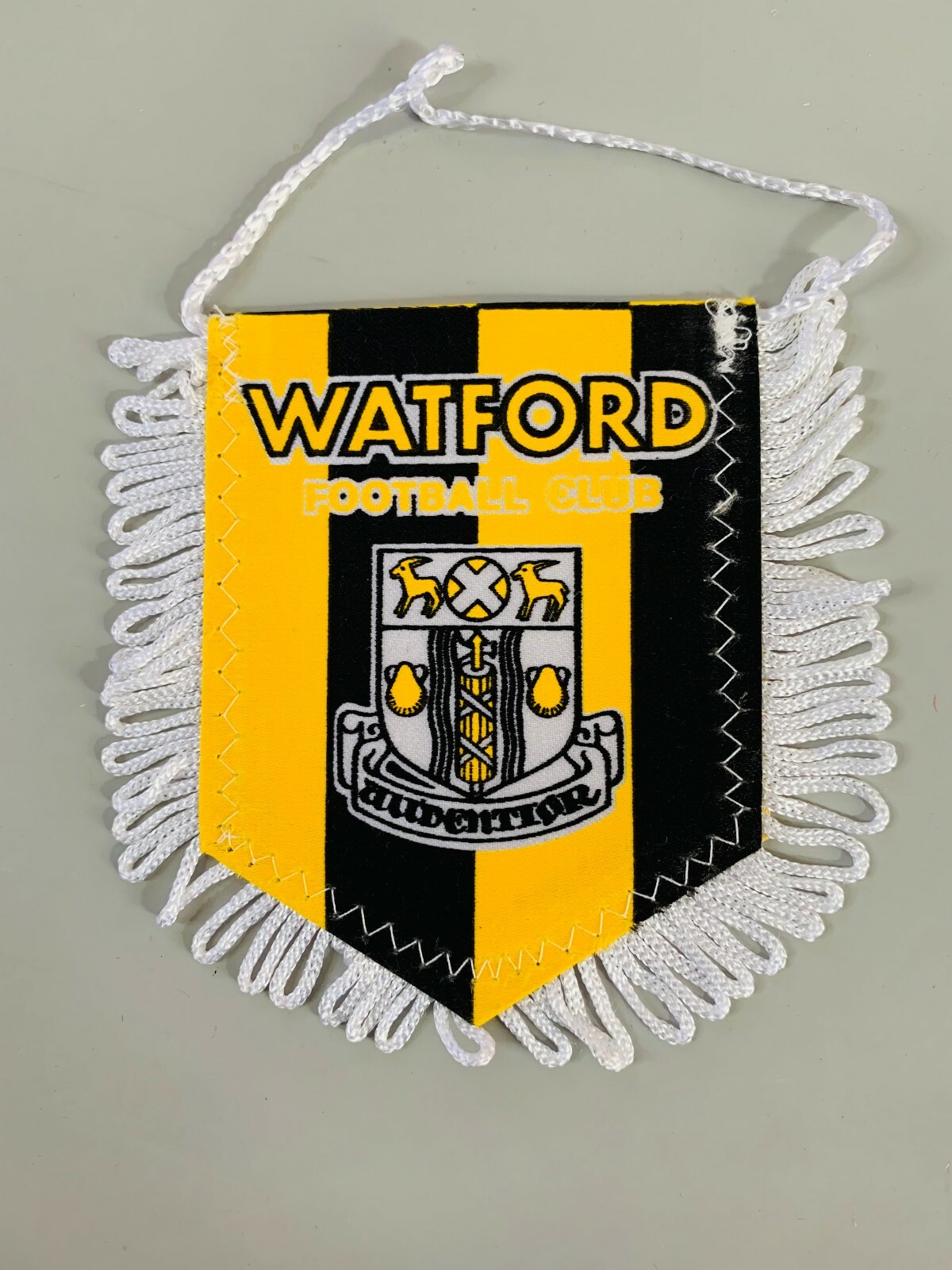 Fanion Vintage Watford FC - Banderin Pennant Wimpel - Club Anglais
