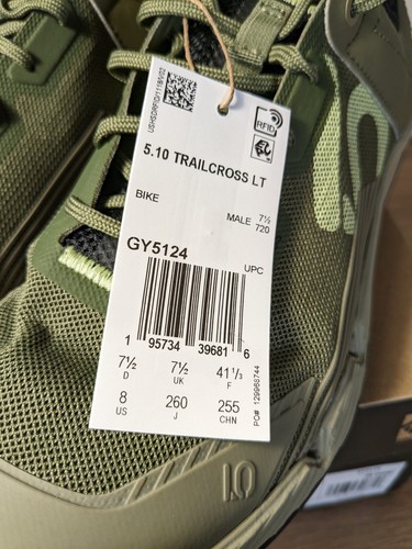 Adidas Five Ten 5.10 Trailcross LT Mountain Bike Shoes - Green - New w/ Tags