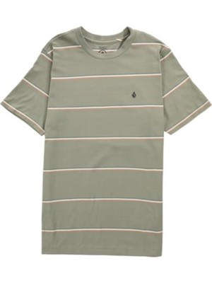 

Мужская футболка Yewbisu в зеленую полоску VOLCOM, Зеленый, A0122000