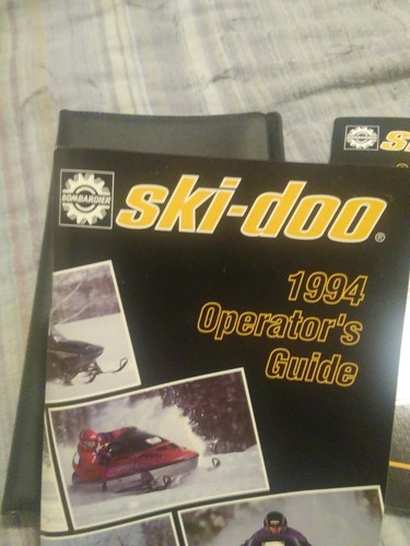 1994 Ski- Doo Operator's Guide  Safety Handbook   Original Protective Folder