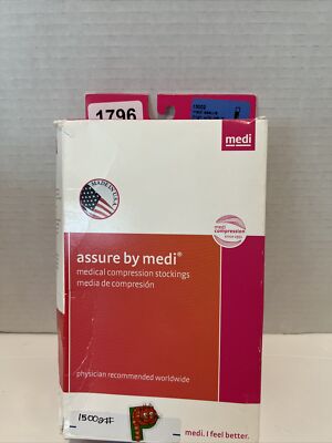 Medi Assure Thigh W/TB PET CT Beige 15-20 Size Medium New 15002