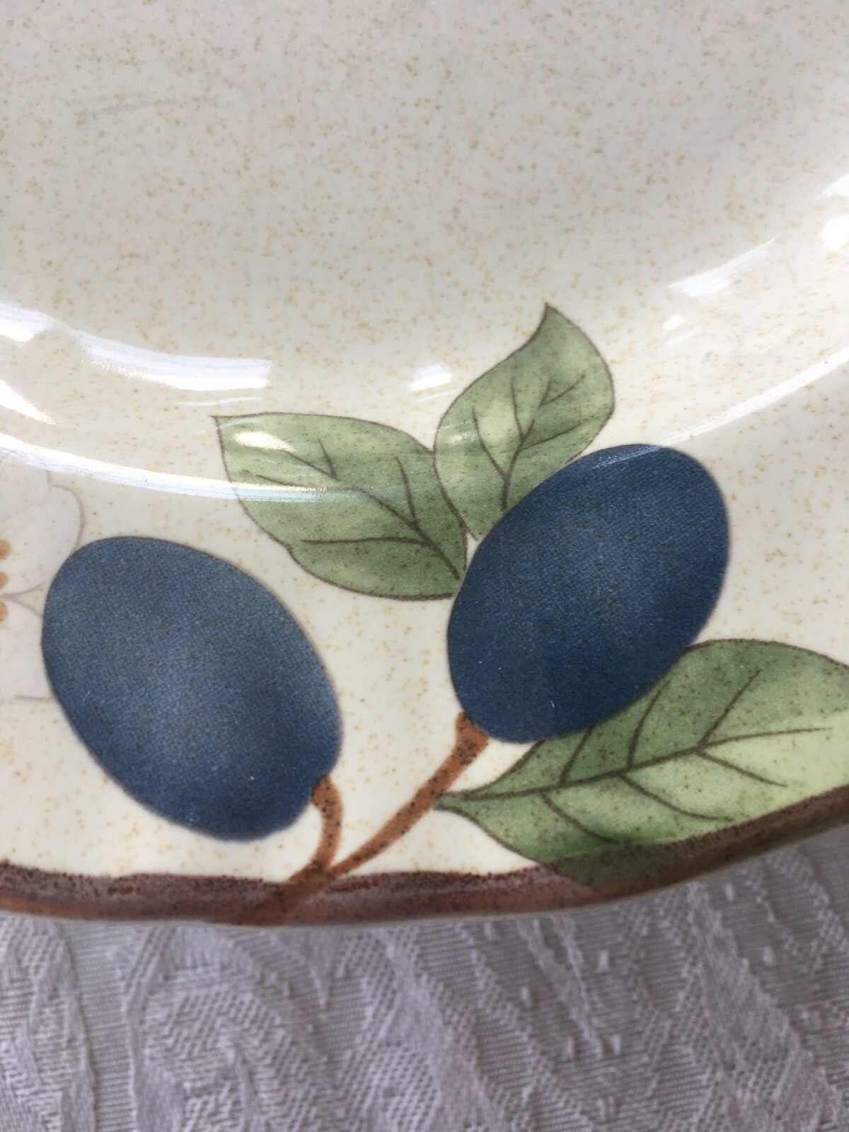 Mikasa Country Classics Fruit Panorama China 4 Salad Plates- EXCELLENT Condition