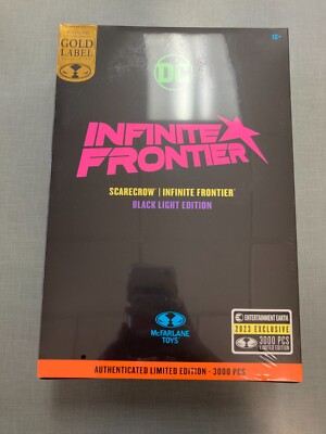 2023 DC INFINITE FRONTIER GOLD LABEL McFarlane BLACK LIGHT SCARECROW #ssep24-129