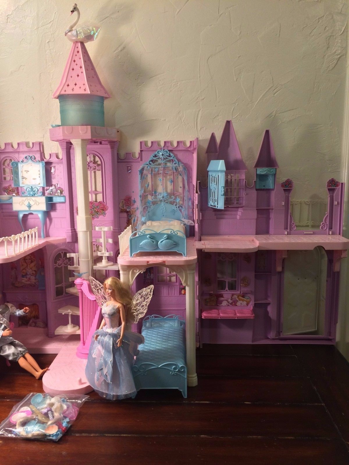 barbie swan lake castle dollhouse