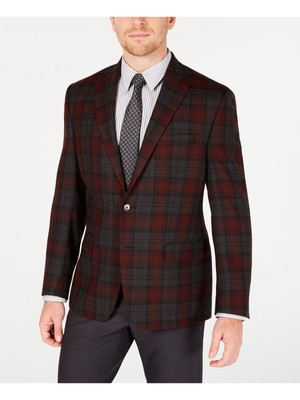 

RALPH LAUREN Мужская красная куртка в клетку, Красный, LETO12P10015