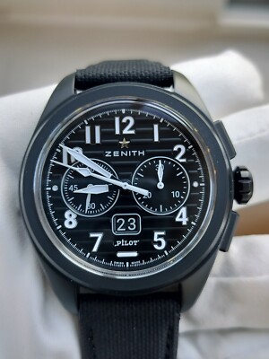 Zenith El Primero Black Unisex Adults Watch - 49.4000.3652/21.I001