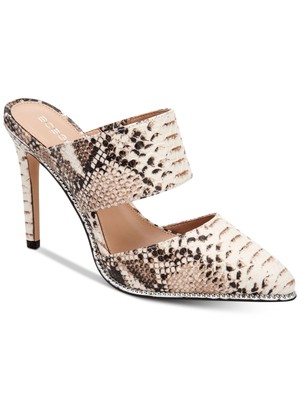 

Женские бежевые матовые туфли-лодочки без шнуровки Hilary Stiletto со змеиным рисунком BCBGENERATION 8,5 B, Бежевый, BC998