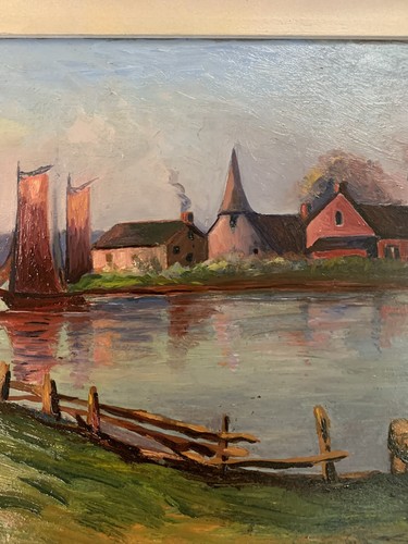 Post Impressionist Dutch painting (set of 2)