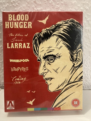 Jose Larraz Blood Hunger Box 3x Blu Ray Arrow Video Horror