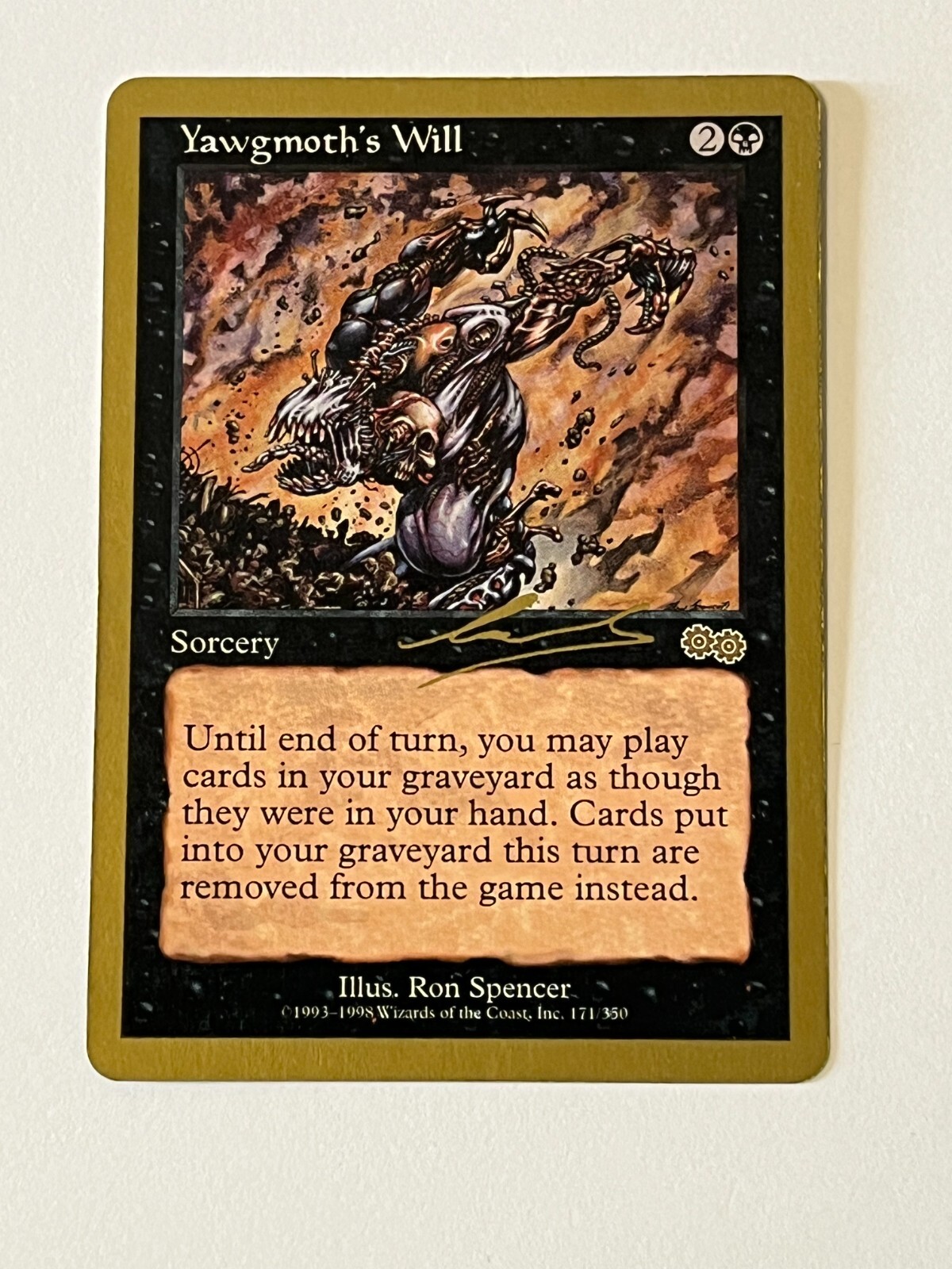 Yawgmoth's Will - マジック：ザ・ギャザリング　32 Yawgmoth's Will MTG World Championship Decks 2000 Rare LP x1