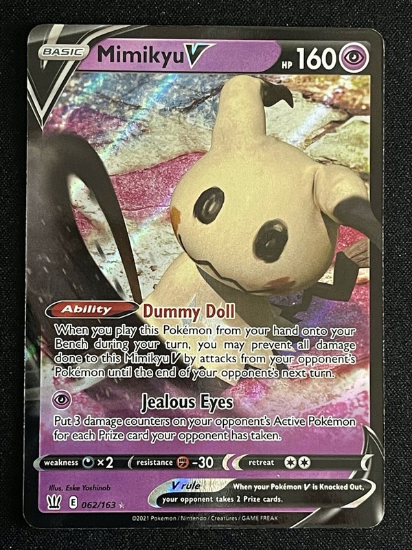 ポケモンカードゲーム Mimikyu V psa10 2021 Pokemon Japanese VMAX