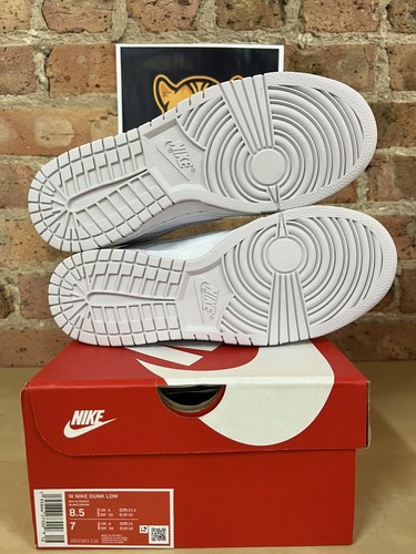 Pre-owned Nike Dunk Low Light Violet Womens Dd1503-116 In White