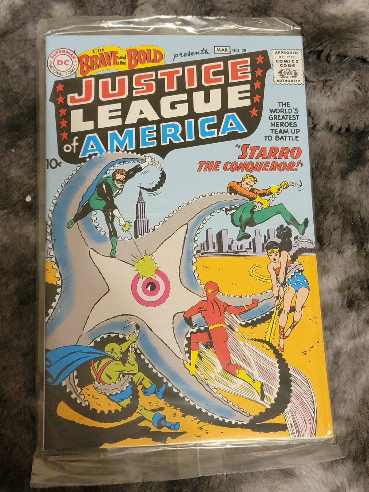 Authentic Reprint The Brave and The Bold #28 Comic with COA