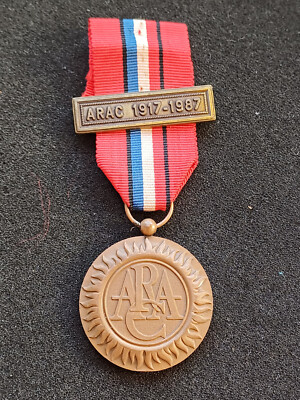 Médaille Militaire - ARAC - 50ème anniversaire 1917-1967 + barrette bronze 17-87
