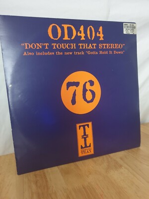OD404 Dont Touch That Stereo 12 Inch Vinyl Dance Record Hard House 