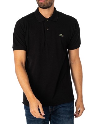 

Мужская рубашка-поло Lacoste, черная, Черный, L-1212-00-031