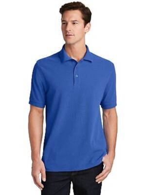 

PORT - COMPANY Мужская синяя рубашка-поло, Синий, KP1500