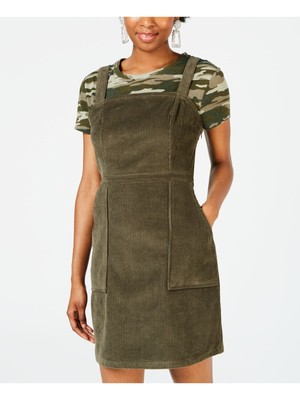 

ULTRA FLIRT Женское зеленое платье-футляр без рукавов с квадратным вырезом выше колена, Зеленый