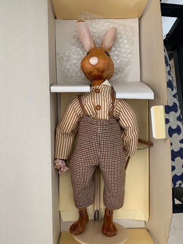 Raikes Originals By Applause Pair Calvin And Rebecca Rabbit Bunny 1st Edition