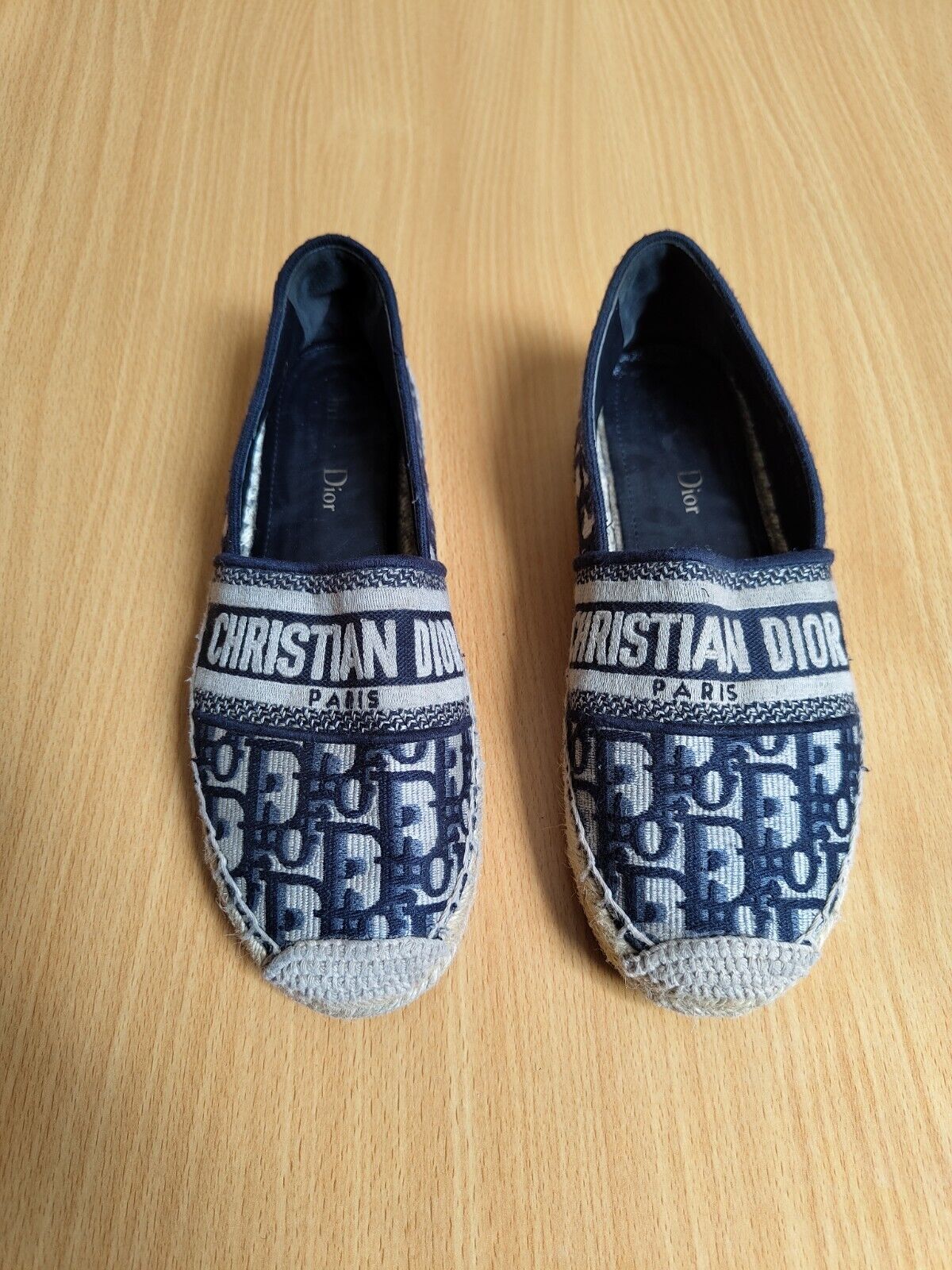 Christian Dior Oblique Embroidered Granville Espadrilles Christian Dior Oblique Embroidered Granville Espadrilles
